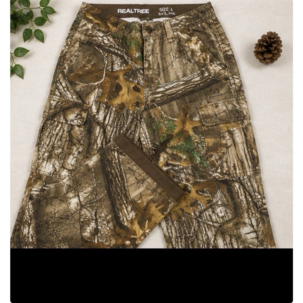 Realtree Edge Cargo Hunting Pants Youth Large 12-14 Camo Outdoors